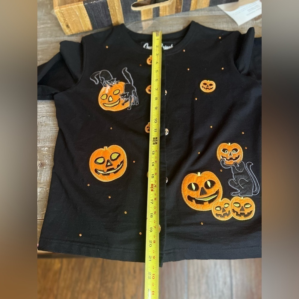 โถ๏ธ Onque โ๏ธ Halloween Black Cat Cardigan / Top ๐. Small - Picture 8 of 17